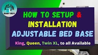 How to Setup and Installation Adjustable Bed Base | Bed Boss Maximize 604 Reviews 2021