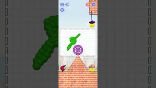 Draw To Smash logic puzzle Level 277 #imalidotcom game solution Logic Puzzle Draw the line to smash