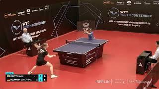 Josephina Neumann (GER) vs Kavya Bhatt (IND) | QF | 2025 WTT Youth Contender Berlin