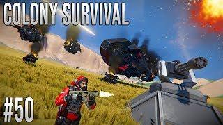 Space Engineers - Colony Survival Ep #50 - BASE ATTACK!!