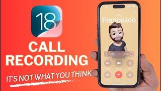 iOS 18 Call Recording  Compatible iPhones ‍️