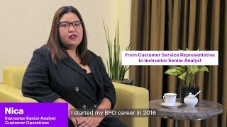 Grow Your Career: Nica's Inspiring Journey as a Customer Representative