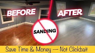 Paint & Whitewash Hardwood Floors (WITHOUT SANDING)