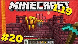 Майнкрафт выживание 1.19 без модов! Дикое обновление! #20 Охота на эфритов в minecraft!