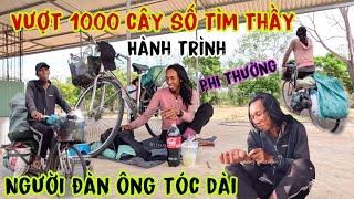 Người đàn ông tóc dài vượt 1000 cây số từ nam ra bắc gặp thầy để làm điều này | Hưng An Giang