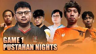 PUSTAHAN NIGHTS GAME 1 - GABBI, ARMEL, PALOS, SEP, ABENG vs KUKU, YOWE, FORCE, JWL, & YOUNG GOD!