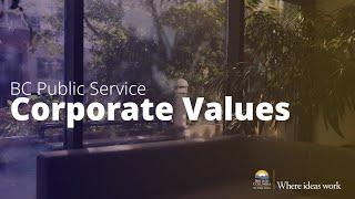 BC Public Service Corporate Values