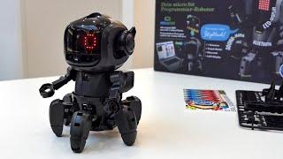 Kosmos-Programmier-Roboter Proxi mit Einplatinencomputer BBC micro:bit auf Spielwarenmesse 2020