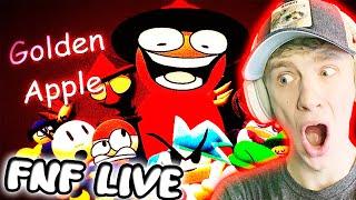 Sooo I FINALLY PLAYED THE DAVE AND BAMBI MOD LIVE!! Vs. Dave and Bambi: Golden Apple Edition