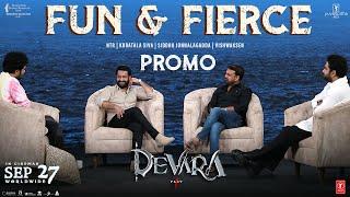 Fun & Fierce Interview Promo #Devara | NTR, Koratala Siva, Siddhu Jonnalagadda, Vishwaksen | Sep27