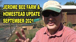 September 2021 Update S5E73 #beekeeping #homesteading
