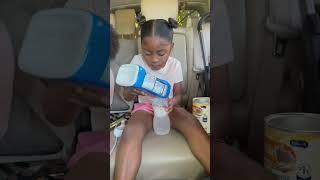 Big sis already getting baby bro food together before I could. Love my kids so much ️