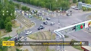 ДТП (авария г. Волжский) ул. Карбышева - ул. Академика Королева 04-09-2024 07-51