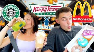 TRYING NEW FALL ITEMS FROM FAST FOOD RESTAURANTS!!