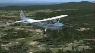 Virtual Pilot 3D - Cessna Talking Flight Over A Countryside