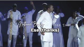 Nathaniel Bassey - Ese lyrics ft. Aidee Time ( lyrics video )