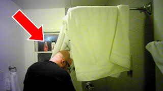 Pr3d Hides In Shower When Girl's Dad Comes Home