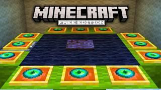 3 Minecraft FREE EDITION Worlds -Bedrock Edition + MCPE + Texture Pack