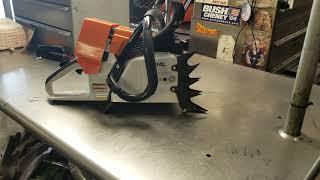 West Coast Muscle Saws New Zealand Stihl Display Only Chainsaw,  Not for Any Type Of Wood Cutting