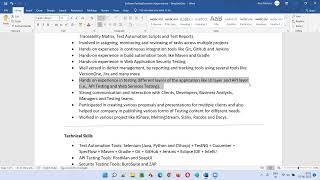 Software Testing Resume for Experienced (Template One) - Session 101