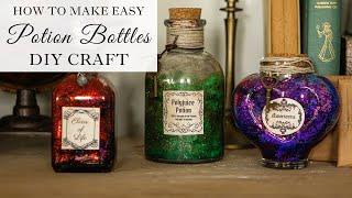 How to make Easy Potion Bottles DIY