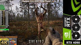 S.T.A.L.K.E.R. 2 Update 1.0.1 Epic Settings, DLSS +4K FG | RTX 4090 | R7 9800X3D 5.6GHz