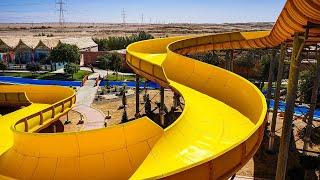 Family RAFT Water Slide at Jungle Aquapark / Neverland Hurghada