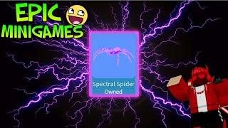 How To Obtain The Spectral Spider Pet [RBLX: Epic Minigames]