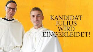 Wie wird sein neuer Name? – Einkleidung von Kandidat Julius. Kloster Vlog (Pater Kilian)