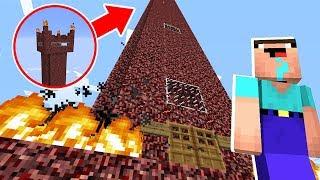 ЧТО НАХОДИТСЯ НА ВЕРШИНЕ АДСКОГО ДОМА НУБИКА В МАЙНКРАФТ  МУЛЬТИКИ MINECRAFT