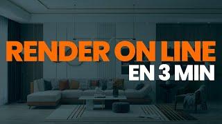 Crea RENDERS en LINEA en minutos - RENDER ONLINE