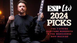 Tim's ESP LTD 2024 Guitar Picks  Arrow 1007 Baritone & EC-01FT