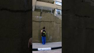 Wall run на 3.95 метра Достойно?  #parkour #паркур #freerun #трюки #воронеж #wallrun