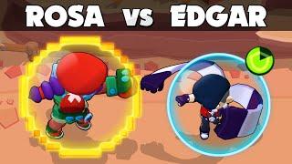  EDGAR 1vs1 ROSA  Brawl Stars