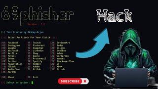 MAKING PHISHING LINK IN TERMUX(69phisher) #termux  //BY VIP HACKER