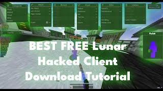 BEST FREE Lunar Client DOWNLOAD TUTORIAL | Nemui client installation guide