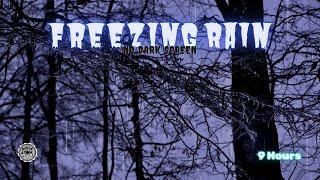  The Sound of Freezing Rain for Deep Sleep and Relaxation ⨀ No Dark Screen