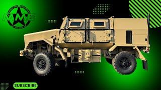 4 Door 2008 BAE Caiman Light (CLT) 4X4 MRAP Armored Vehicle