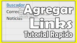 Cómo añadir un enlace en Excel Cómo Agregar Vínculos paso a paso