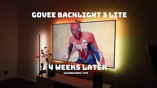 GOVEE tv backlight 3 Lite worth having?? 4 WEEKS later | HACKS & #tipsandtricks