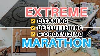 EXTREME Clean with Me Marathon | DECLUTTERING + ORGANIZING | 60+ Minutes of Cleaning Motivation