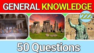 Think You're a Genius? Prove It   | 2024 General Knowledge Quiz #222