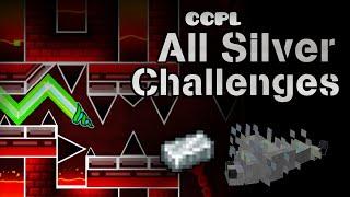 Geometry Dash: All Silver Challenges! (Cabbage Community Progression List)