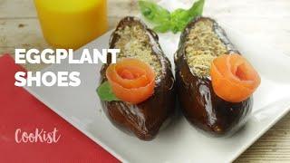 Eggplant shoes: a unique idea for a super tasty dinner!