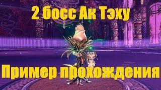 2 босс Ак Теху - пример прохождения | Сады безумия | Blade and Soul