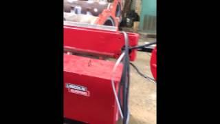 Column and Boom Welding Manipulator with Sub Arc Forced Air Flux Pressure Feed Tank