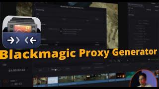 DaVinci Resolve 18 Tutorial  Blackmagic Proxy Generator HINDI