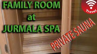 Family room at Jurmala SPA with Sauna