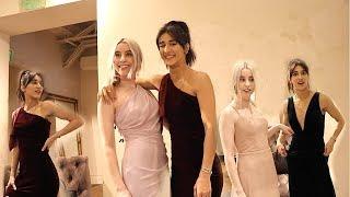 CHOOSING BRIDESMAIDS DRESSES FOR HER WEDDING!!