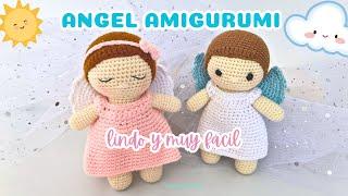  Angel tejido a crochet .Amigurumi  [Paso a Paso] para principiantes 